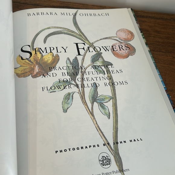 Vintage Simply Flowers Hardcover Floral Design Book Practical & Beautiful Ideas - Picture 5 of 16
